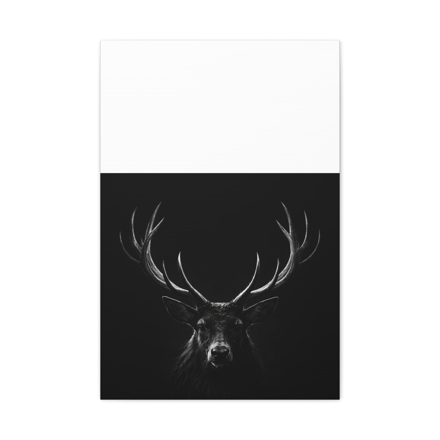 The Stag Canvas — Stillness with Antlers