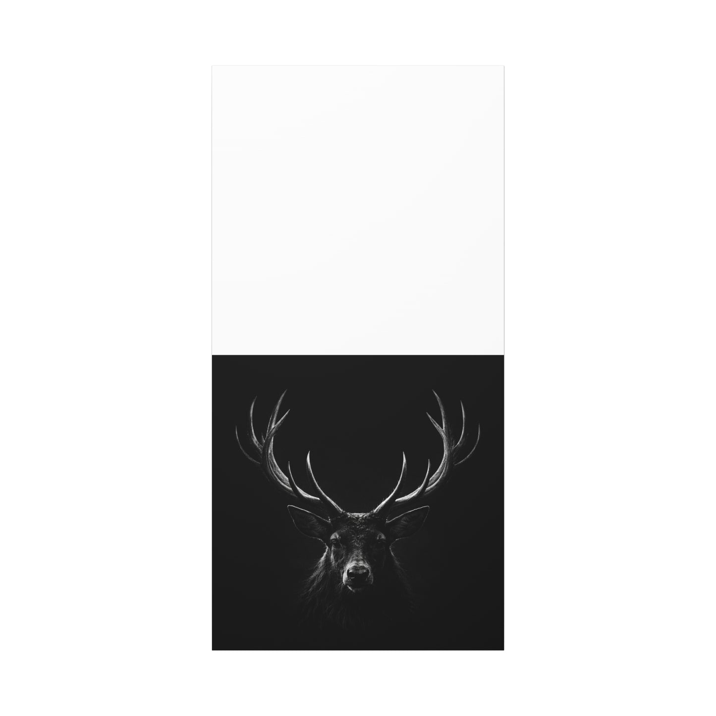 The Stag Canvas — Stillness with Antlers