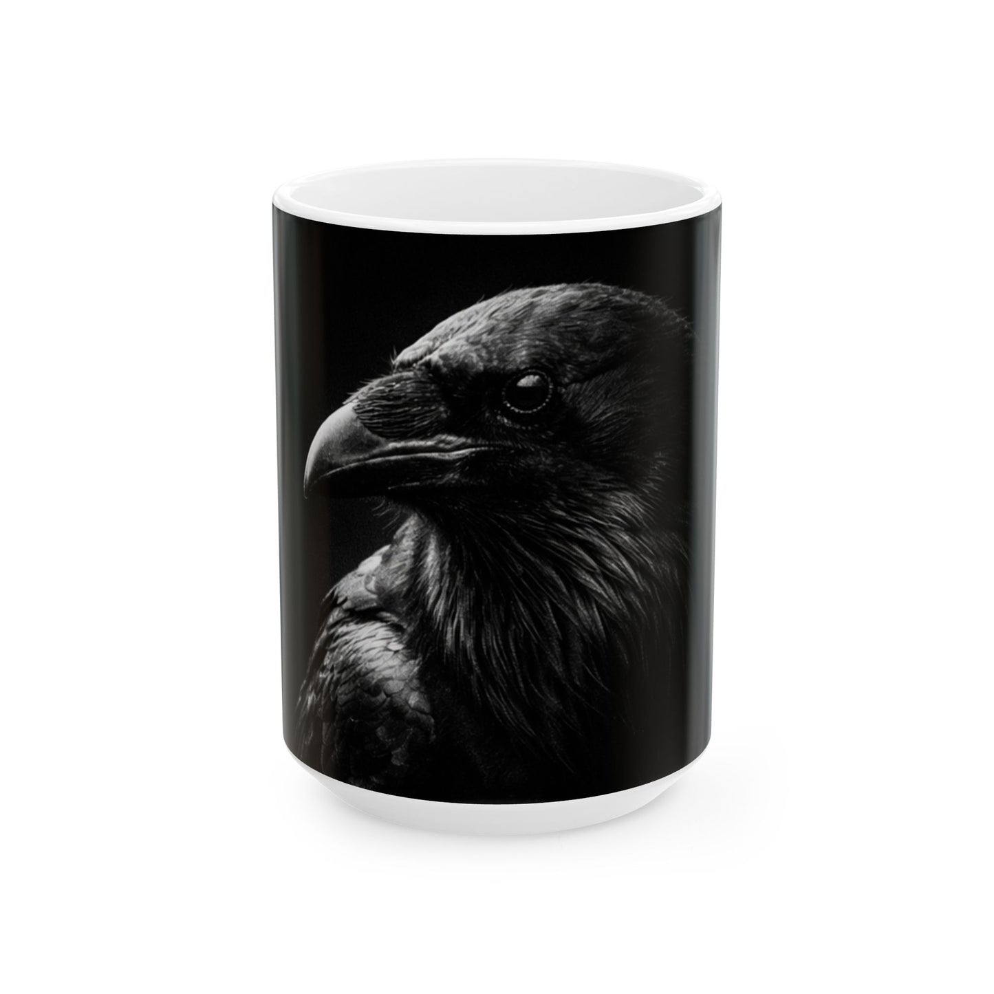 The Raven Mug — Black Feather Vessel - WhatsYourWhy