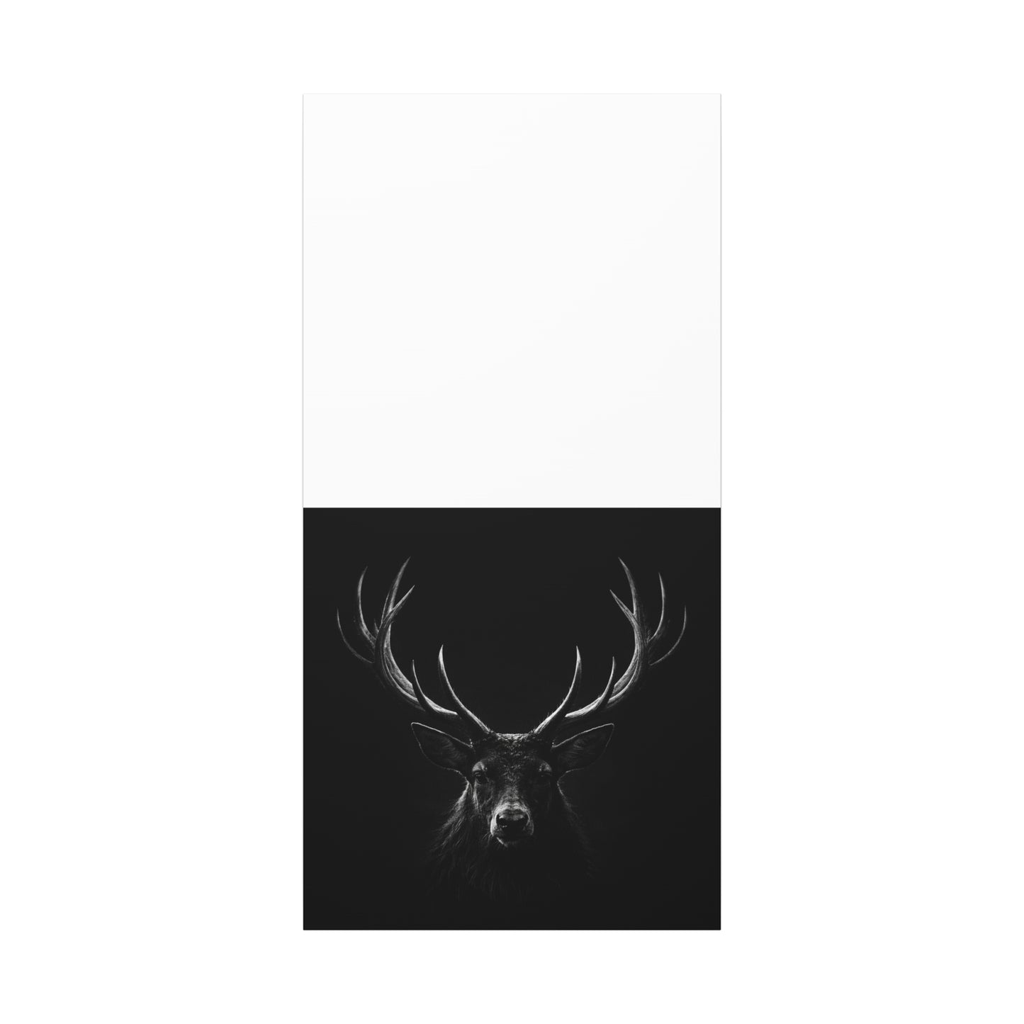 The Stag Canvas — Stillness with Antlers
