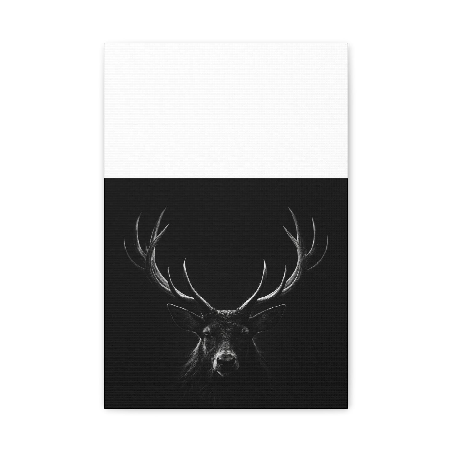 The Stag Canvas — Stillness with Antlers