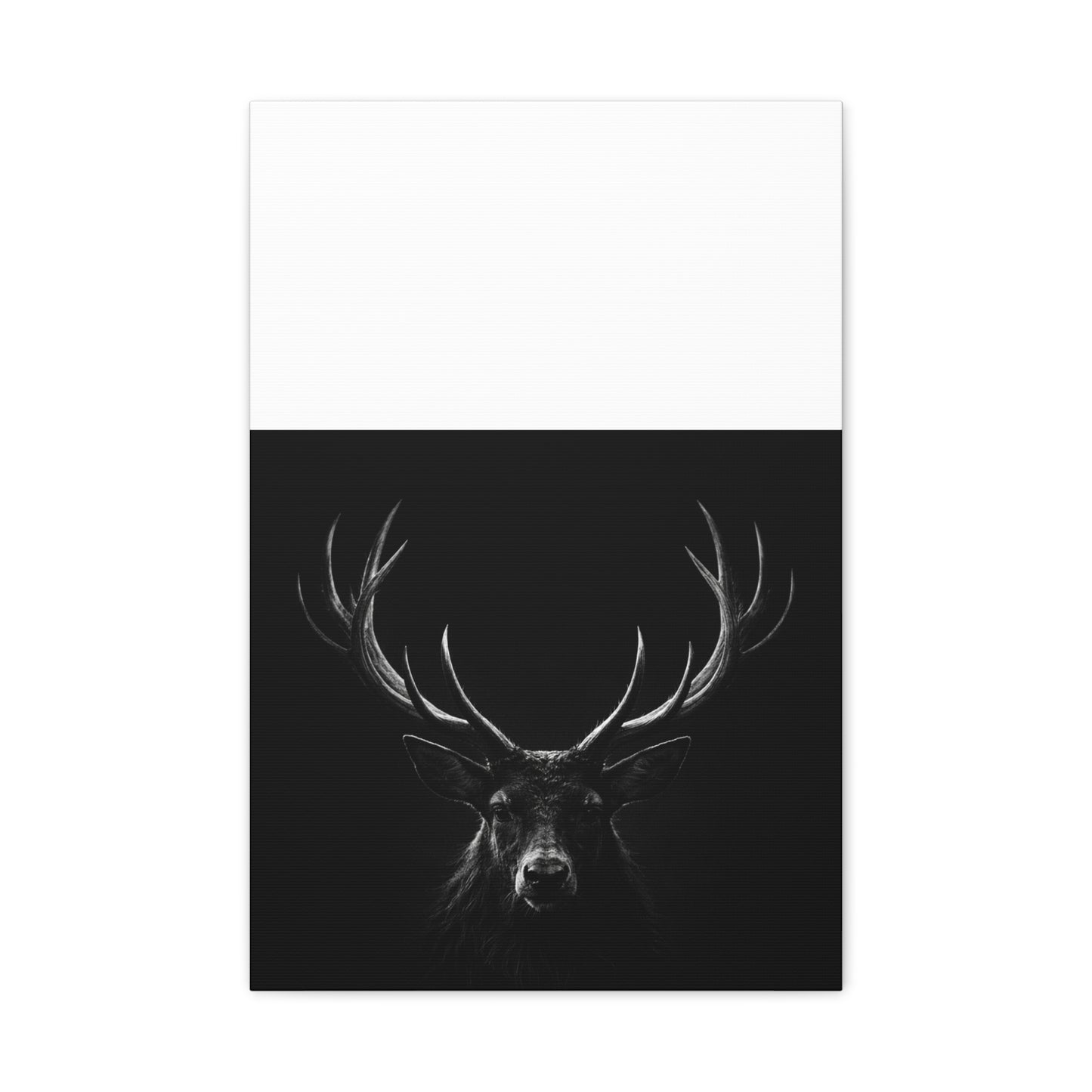 The Stag Canvas — Stillness with Antlers