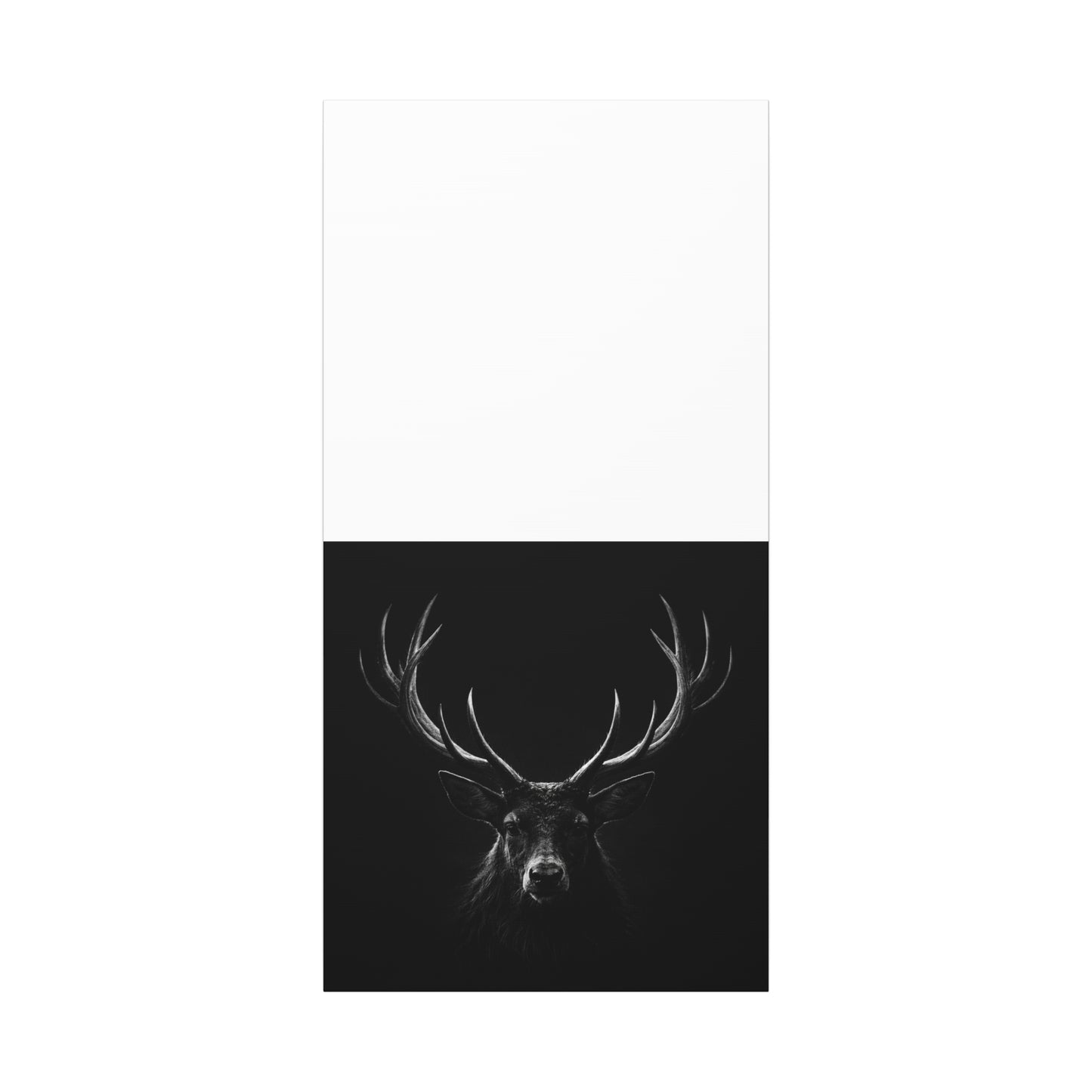 The Stag Canvas — Stillness with Antlers